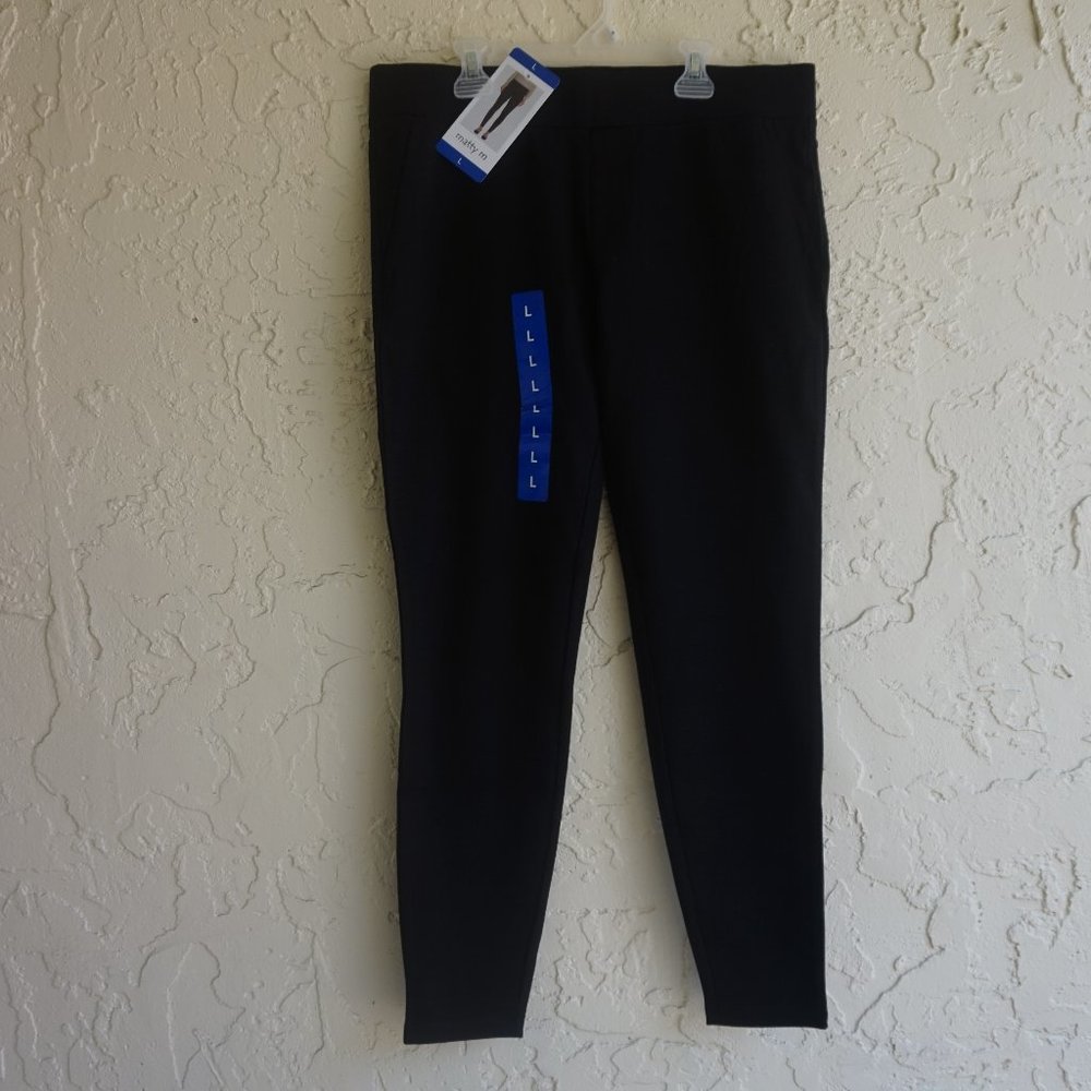 NWT Matty M Black Legging Pants